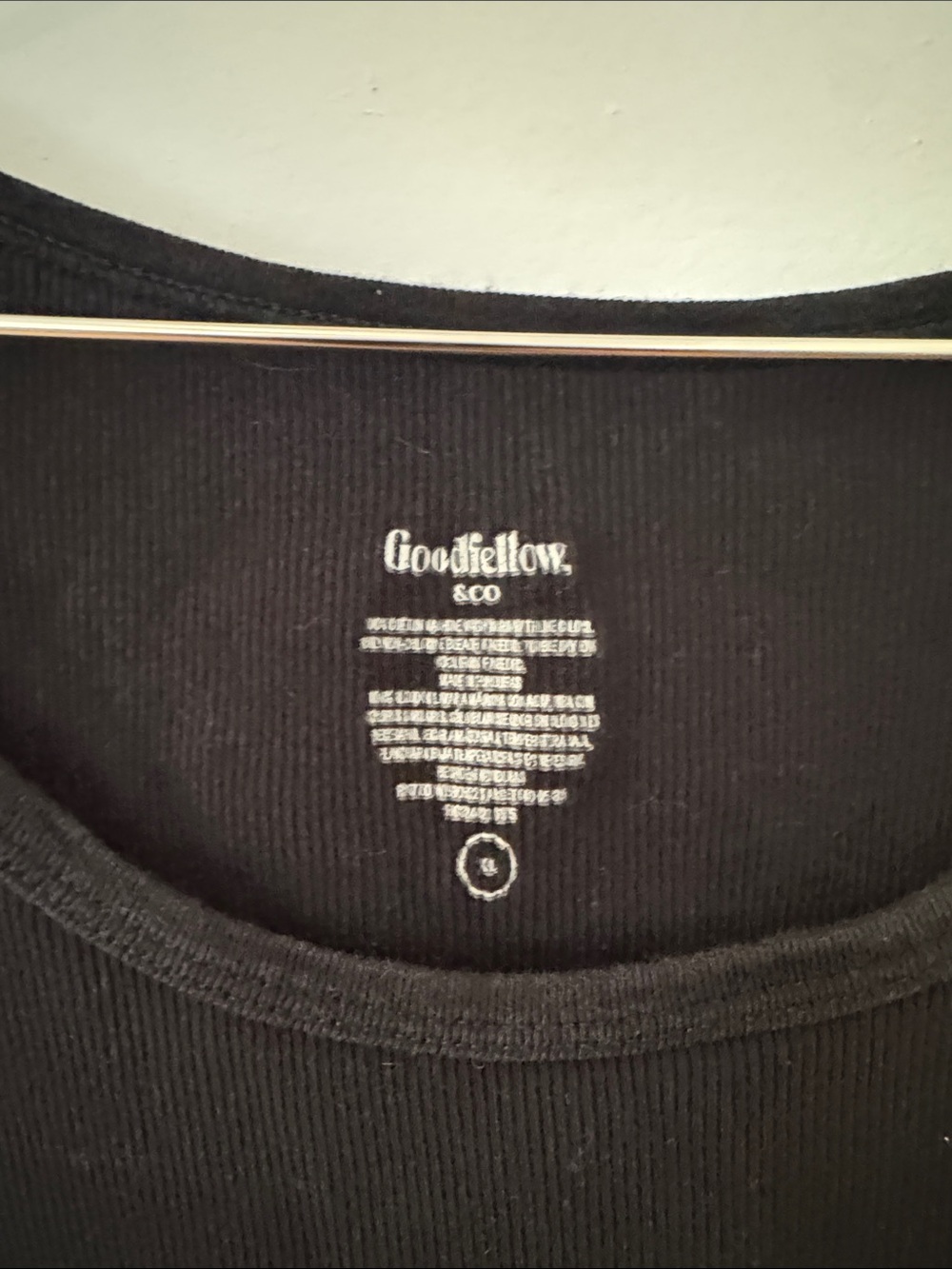 Goodfellow & Co Black Ribbed Tank Top - Picture 2 of 3